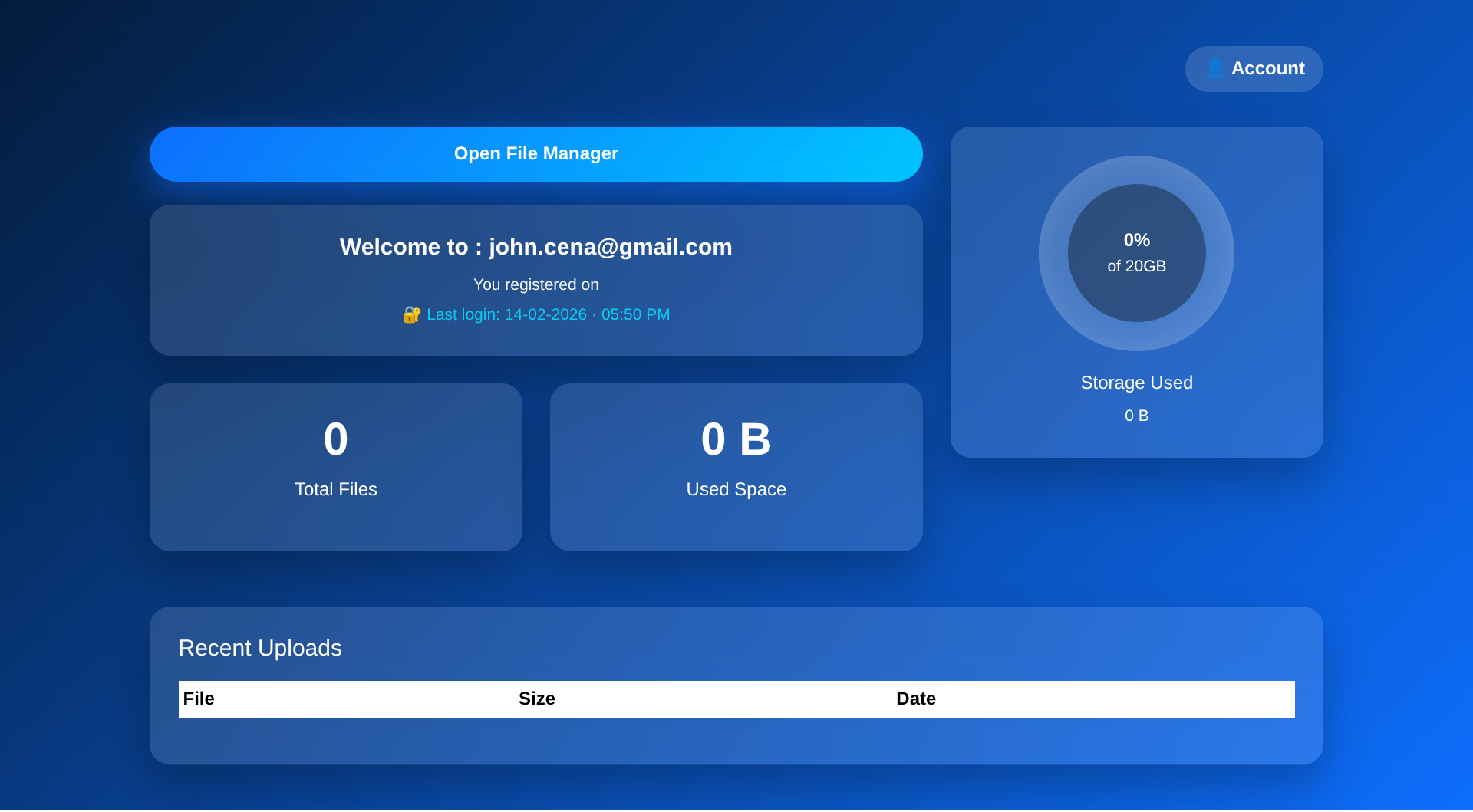 Signup Screen